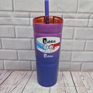 Bubba Envy S Vacuum Insulated Stainless Steel Tumbler 24Oz Portable Cup, Purple